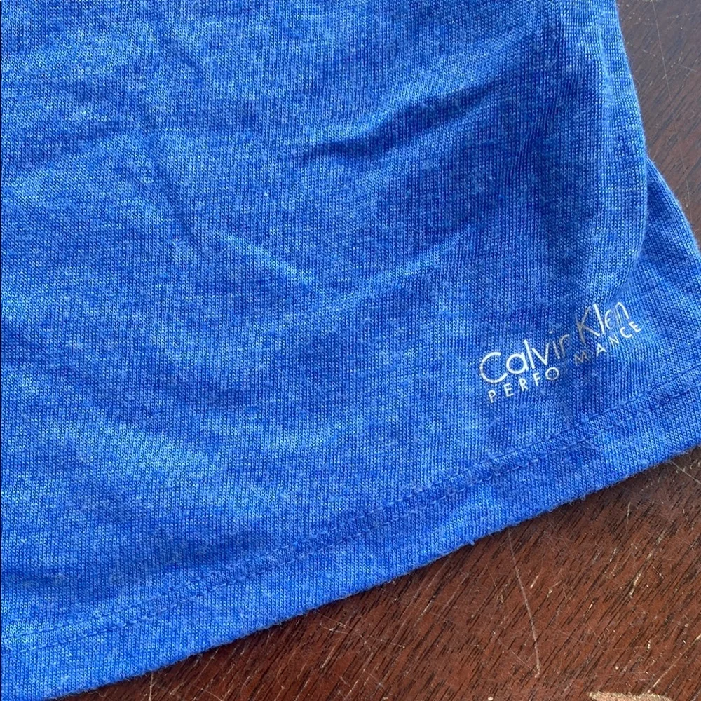 Calvin Klein Performance set of 2 Gray and Blue Women's Tank Tops size Small - Picture 3 of 9